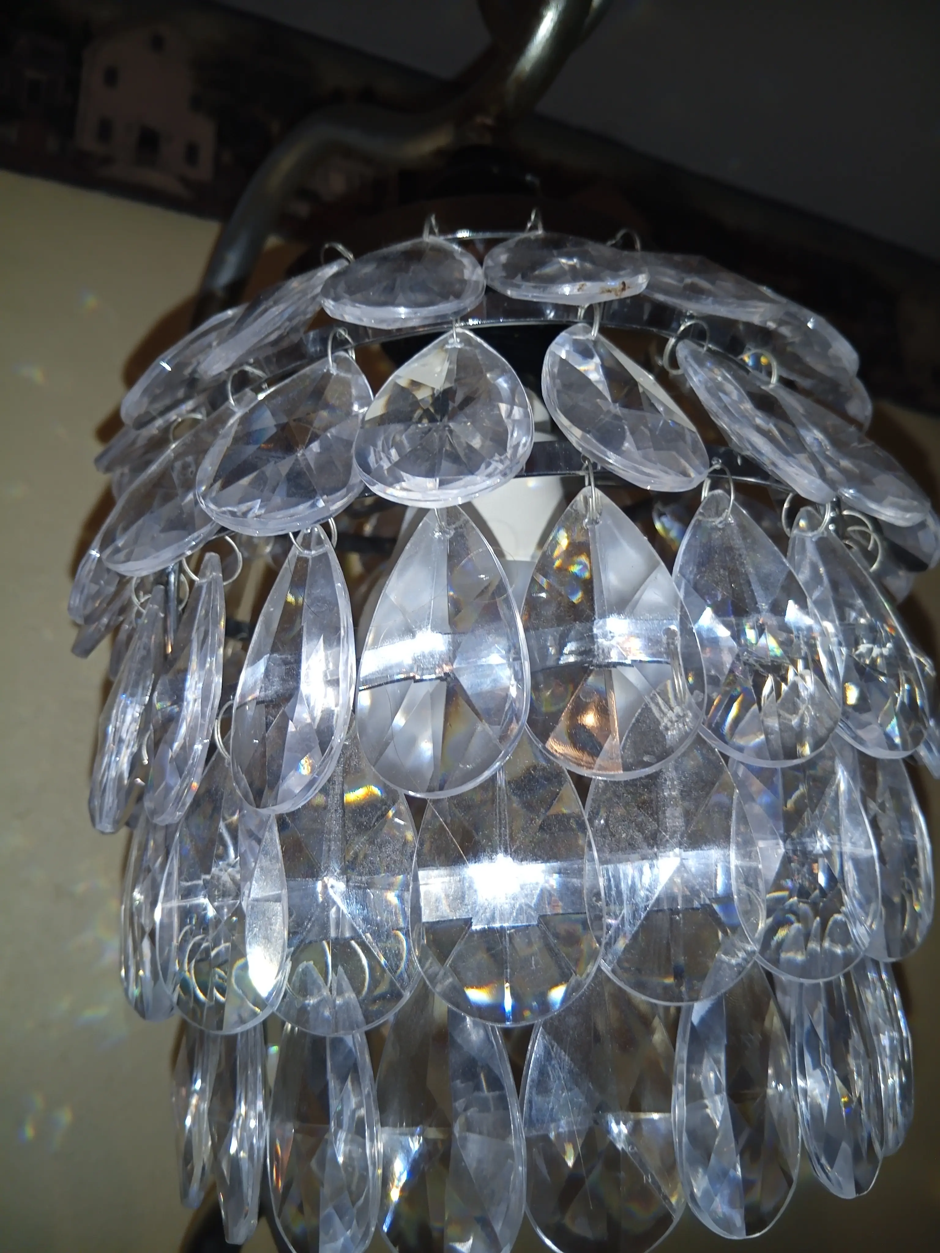 Youth Chimes Crystal Teardrop Pendants - As Shown Youth Chimes Product Featuring Crystal Pendants and Chimes