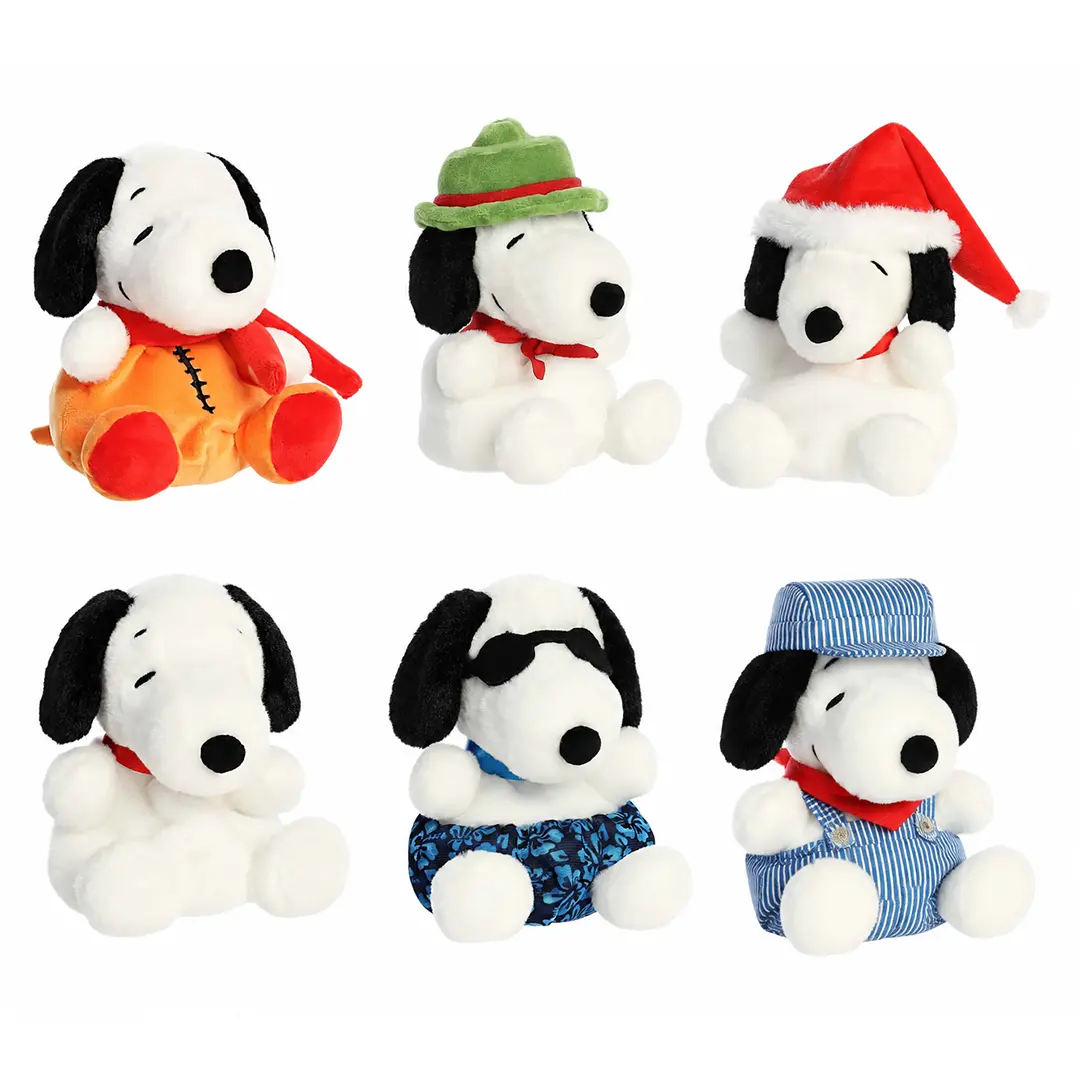 Palm Pals Adorable Snoopy Family Cute Mini Character Stuffed Animals, Back to School Gifts for Kids Palm Pals Adorable Snoopy Family Cute Mini Character Stuffed Animals, Back to School Gifts for Kids