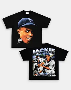 Jackie Robinson Graphic Tee, Double Sided Shirt, Using 100% Cotton, Gift For Fans