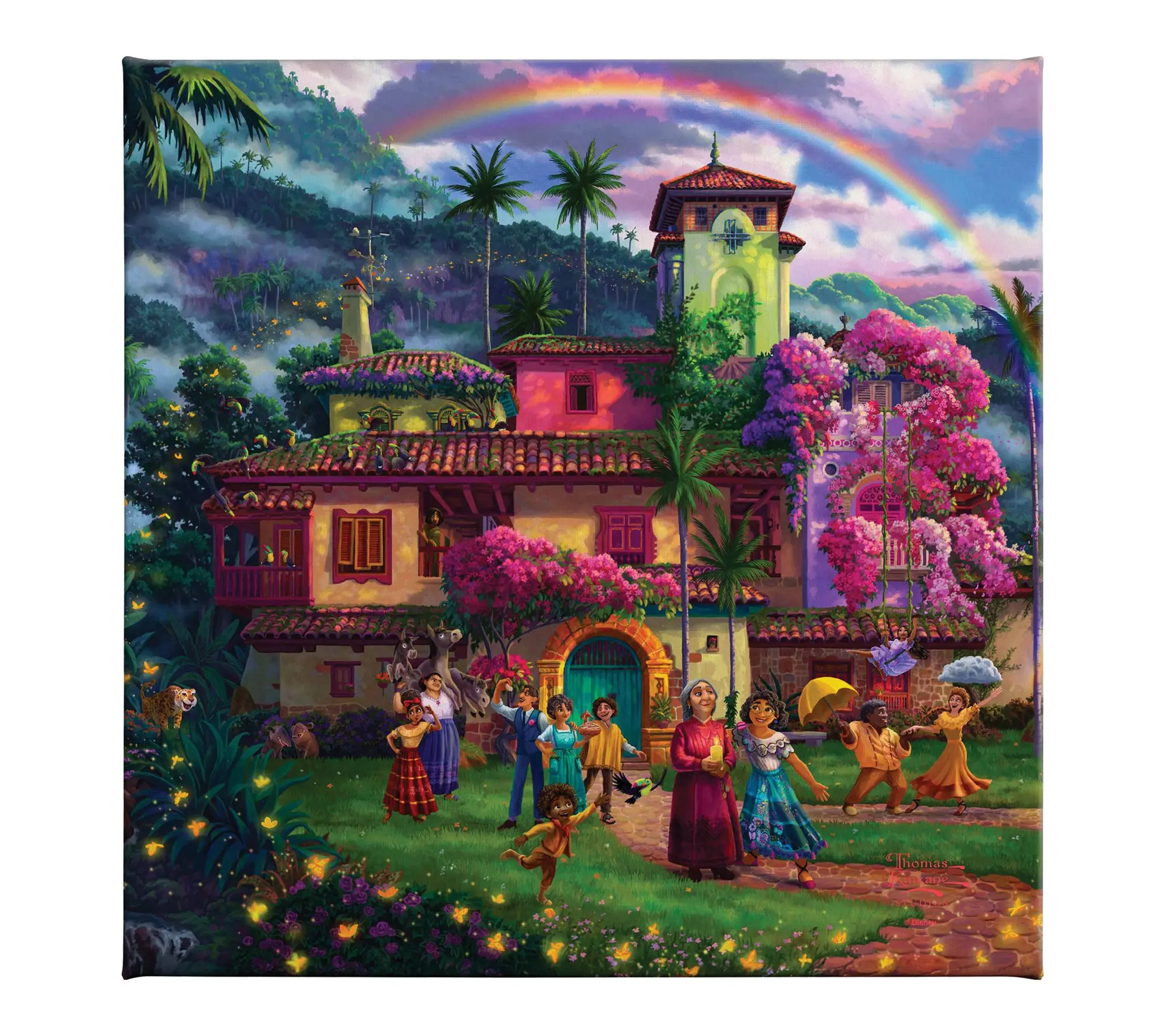 Thomas Kinkade Disney Encanto - 14" x 14" Gallery Wrap