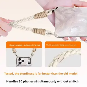 Original Fit iPhone 16/17 Smartphone Case - Textured Liquid Silicone Protector with Full Camera Cover, Golden Wrist Strap, Keychain Wood Bangle - Sports & Outdoor Cellphone Accessories (TSTR 002)