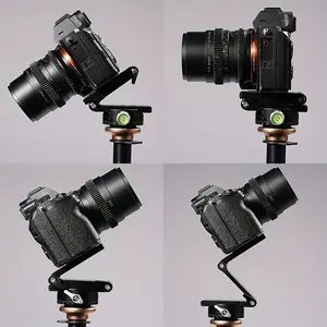 Versatile Z-Mount Tripod Head - Quick Release Plate with Arca-Swiss Slot - Compatible with Canon, Nikon for Sony Panasonic - Lightweight Aluminum Alloy for DSLR & Mirrorless Cameras - Portable Design