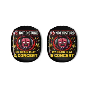 AirPod Max Case - Do Not Disturb, Brain At Concert Mode Decorative Headphone Cover