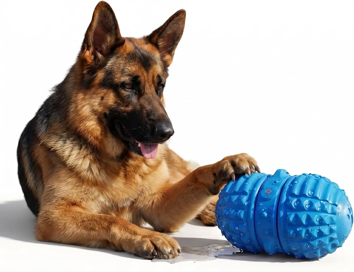 Smart Interactive Dog Ball Toy - Food-Grade Rubber, 8 Modes Automatic Rolling, Recording Function for Medium-Large Dogs