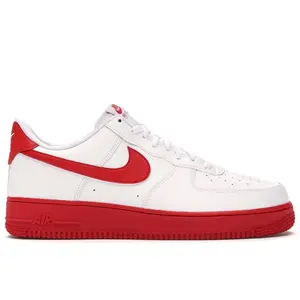 Nike Men's Air Force 1 Low White Red Midsole, from StockX