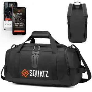 Gym Bag 50L Duffle Backpack Tear-Resistant Polyester, Spacious Compartments