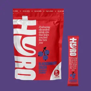 HYRO Electrolyte Powder Drink Mix, Sugar Free Daily Hydration Packets with Magnesium, Potassium & Vitamin C, Hydrating Electrolytes and Minerals, Keto and Vegan, 15 Count