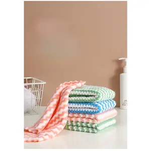 10 Counts Kitchen Dish Towels, Super Absorbent Washing Dishes Kitchen Towels, Soft Dish Rags for Drying Dishes Kitchen Cleaning Clothes, Random Color