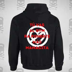 Mamacita Tu Vas Al Gym Women's Gym Hoodie by Belica Fit
