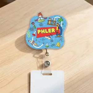Lab Story Lab Week 2026 Badge Reel, Retractable Medical Lab ID Holder Gift for Tech LVH