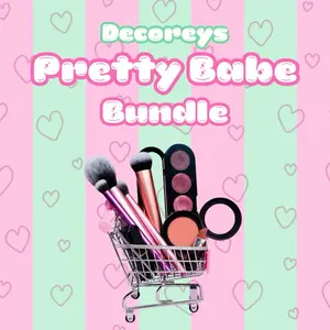 Decoreys Pretty Babe Bundle - 20+ Makeup Brushes Palette & Accessories Set for Beauty Enthusiasts with Essential Tools & Luxe Version Options