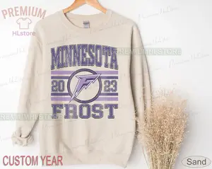 Minnesota Frost Shirt, Vintage Frost Crewneck, Minnesota Hockey Fan shirt, Hockey Women Shirt, Retro 90s Frost Shirt [Tshirt - Sweatshirt - Hoodie]