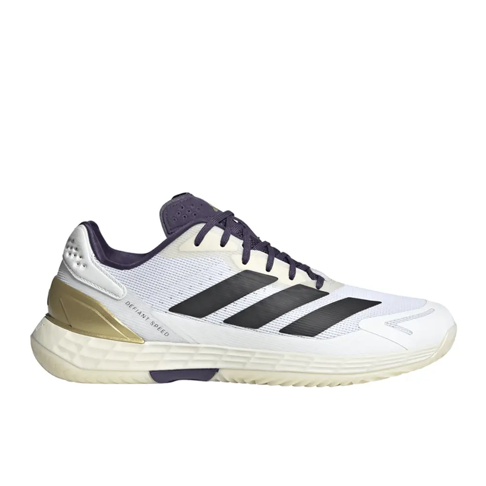 adidas Mens Defiant Speed 2 Tennis Sneakers Shoes - White