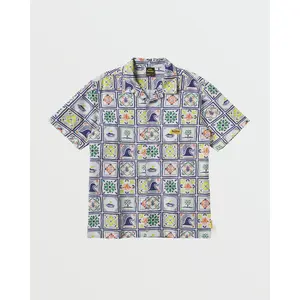 Quiksilver x Pacifico Baja Casual Short Sleeve Shirt - Off White
