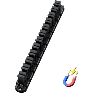 Wrench and  Organizer - Tool Organizer for Workshop & Garage, Heavy-Duty  Base for Toolbox Organization, Space-Saving Tool Rack,   for Men (1 PCS, Black Base)