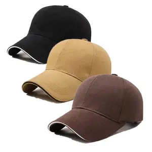 3Pcs Classic Solid Baseball Caps, Adjustable All-Season Sports Hats, Breathable Sun Protection Casual Caps for Men Outdoor Golf Daily Wear