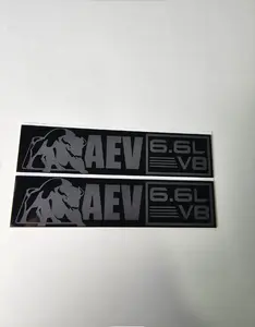 2020-2026 GMC 2500 / 3500 "AEV 6.6L V8" Fender Emblems