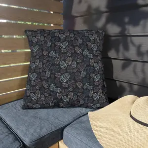 Easter Egg Outdoor Pillows, Easter Egg Patio Pillow, Holiday Outdoor Pillow