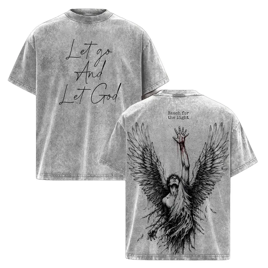 valentine shirts Hunter x hunter HXH Kurapika chain of judgement v3 Anime Manga Game Double Printed Acid Washed Tee T-Shirt Fit graphic tee