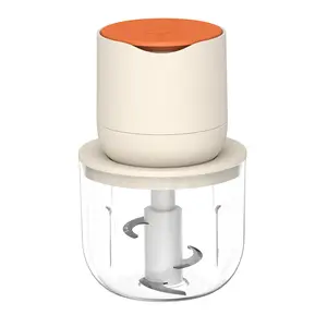 Rechargeable Electric Food Chopper – 600ML Food Processor for Meat, Onion, Vegetables & Garlic – Rechargeable Mini Blender for Chopping, Baby Food, Sauces – Portable for Home, Kitchen, Camping