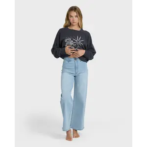 Free Fall Indigo Denim Pants - Surf Spray