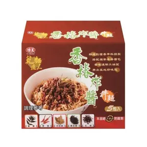 Ve Wong Toona Sinensis Soybean Paste Instant Dry Noodle - 90g x 5 Pack