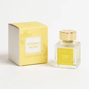 Mimosa Glow by Flower Scents – Luxury Unisex Eau de Parfum – Mandarin, Almond, Coconut, Mimosa, Cedarwood & Musk – Radiant Floral Scent – Long-Lasting Perfume