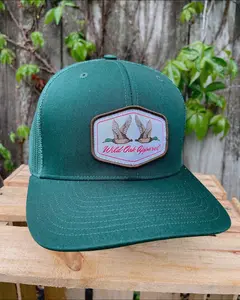Products Dark Green WOA Duck Patch Hat- Richardson 112