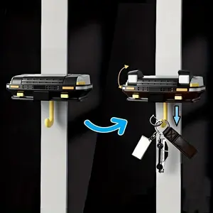 Car Key Holder, Wall Mounted Car Key Hook, Creative Decoration Key Buckle Ring Hook, Suitable for Car Enthusiasts As A Gift