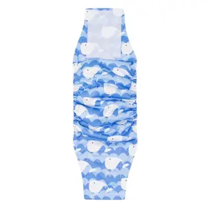 3 Pack Male Dog Belly Bands  Washable  Reusable Dog Diapers for Dogs Anti-Leak Absorbent Pet Wrap with Adjustable Hook  Loop  Indoor Outdoor Use