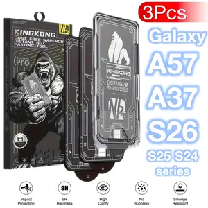 Galaxy S26/s25/s24/s23/s22/plus/a57/a37/a56/a36/a55/a35 Screen Protector Film, 3-Pack, Auto-Positioning Design, Anti-Fingerprint & Scratch Resistant