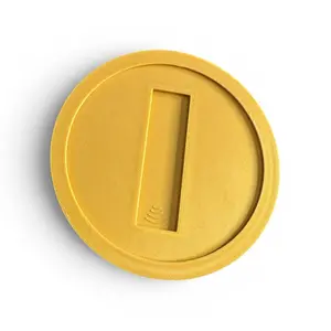 Retro Power-Up Coin Card Holder - 3D Printed Gold Coin Wallet for Gamers