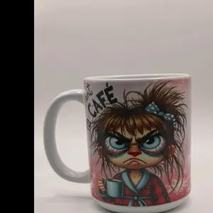 Cute & Funny Cappuccino Mug 11oz | Coffee Lover Ceramic Mug Gift