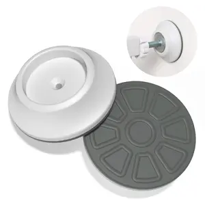 PAWGIANT 2/4 Pack Baby Gate Wall Protector, Safety Child Gate Extender Wall Cups, Baby Gate Wall Guard for Protect Walls & Doorways from Pet & Dog Gates, Pressure Mounted Gates Extension Kit, White