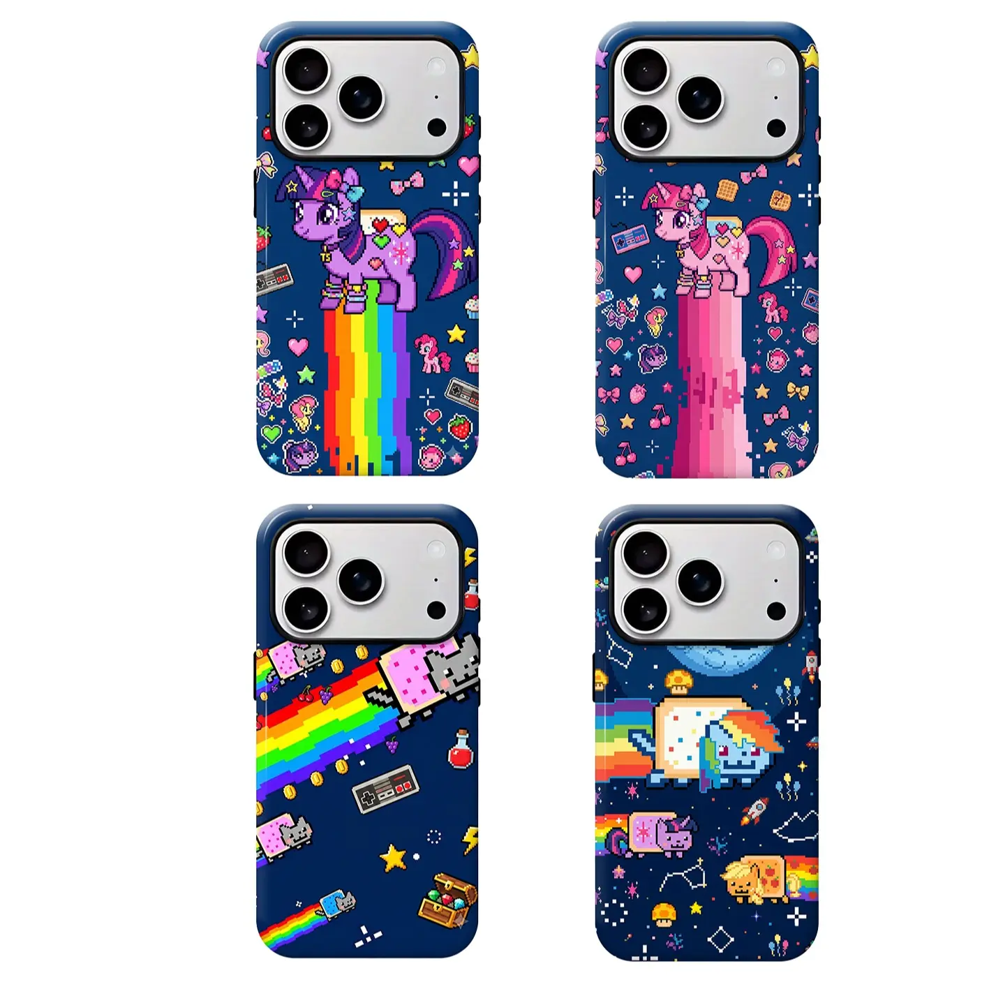 Rainbow Nyan Space Voyage Phone Case