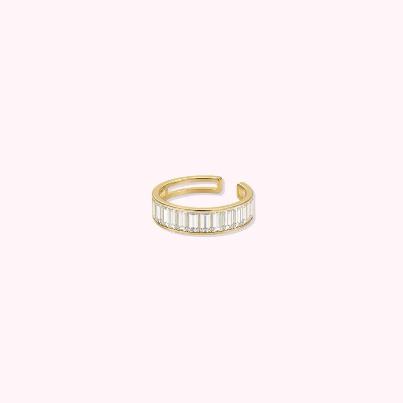 14K Solid Gold Earcuff