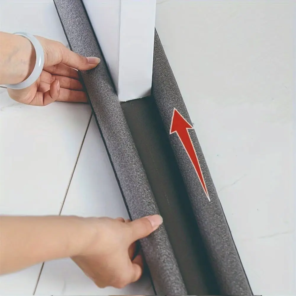 Door Draft Stopper Bottom Seal, Under Door Draft and Noise Blocker for Bedroom or Apartment Doors, Easy Install Door Seal Strip, Door Stoppers for Bottom of Door, Sealing Solution, Door Sweep for Bottom of Door