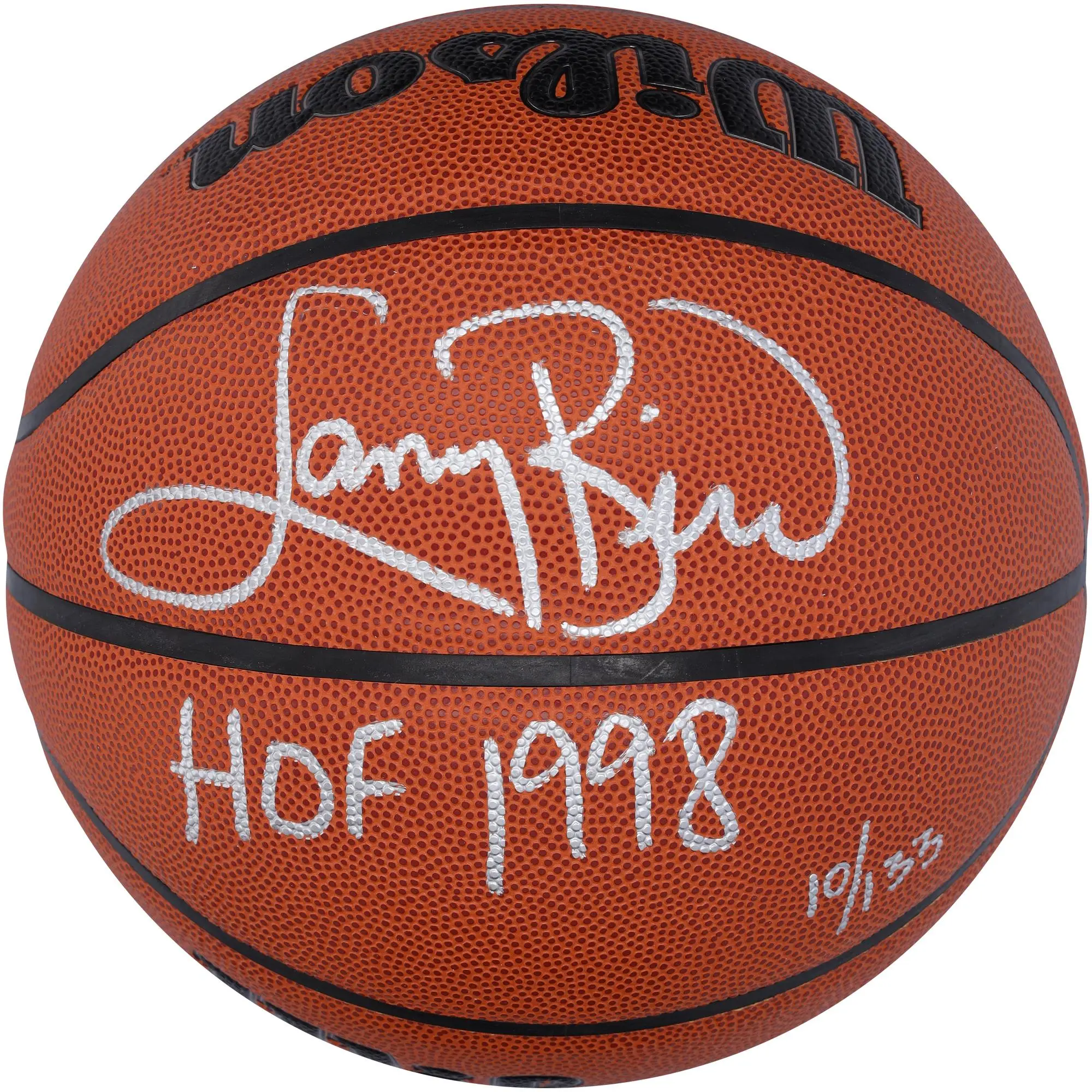 Larry Bird Boston Celtics Autographed Wilson Authentic Series Indoor/Outdoor Basketball with "HOF 1998" Inscription- Limited Edition of 133 - Fanatics Authentic Certified