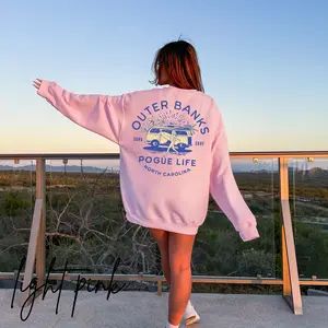Outer Banks Pogue Life Sweatshirt, Outer Banks Sand Surf Graphic T-shirt Hoodie  Print On Back, OBX4 Fans Gifts, Pogue Life North Carolina Shirt