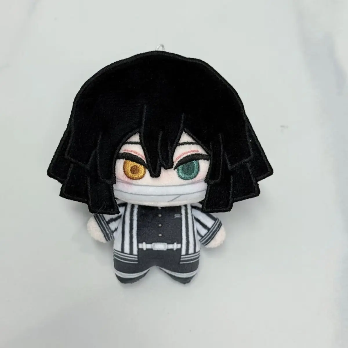 Iguro Obanai 10cm Action Figures Cotton Plush Doll Toys Anime Peripheral Cute Dress Up For Kids Friend's Birthday Festival Gifts