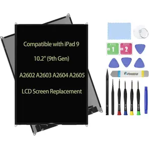 LCD Screen  10.2" Compatible with iPad 9 9th Gen A2602 A2603 A2604 A2605 Display LCD Screen   Repair Kit (Panel Only)
