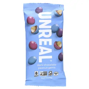 Unreal Dark Chocolate Peanut Gems, 1.5 oz (43 g)
