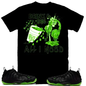 Music and Drink Shirt to Match Foamposite Volt