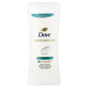 Dove Advanced Care, Antiperspirant Deodorant, Unscented, 2.6 oz (74 g)