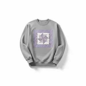 Spring Quilt Patch Sweatshirt • Patchwork Appliqué Crewneck • Pastel Cottagecore Pullover