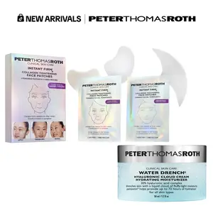 Peter Thomas Roth Instant FIRMX Collagen Face Patches & Water Drench Moisturizer