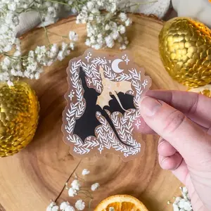 Double Trouble Fourth Wing Vinyl Sticker | 3”x2.8” Waterproof