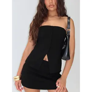 Lavish Living Strapless Top Black