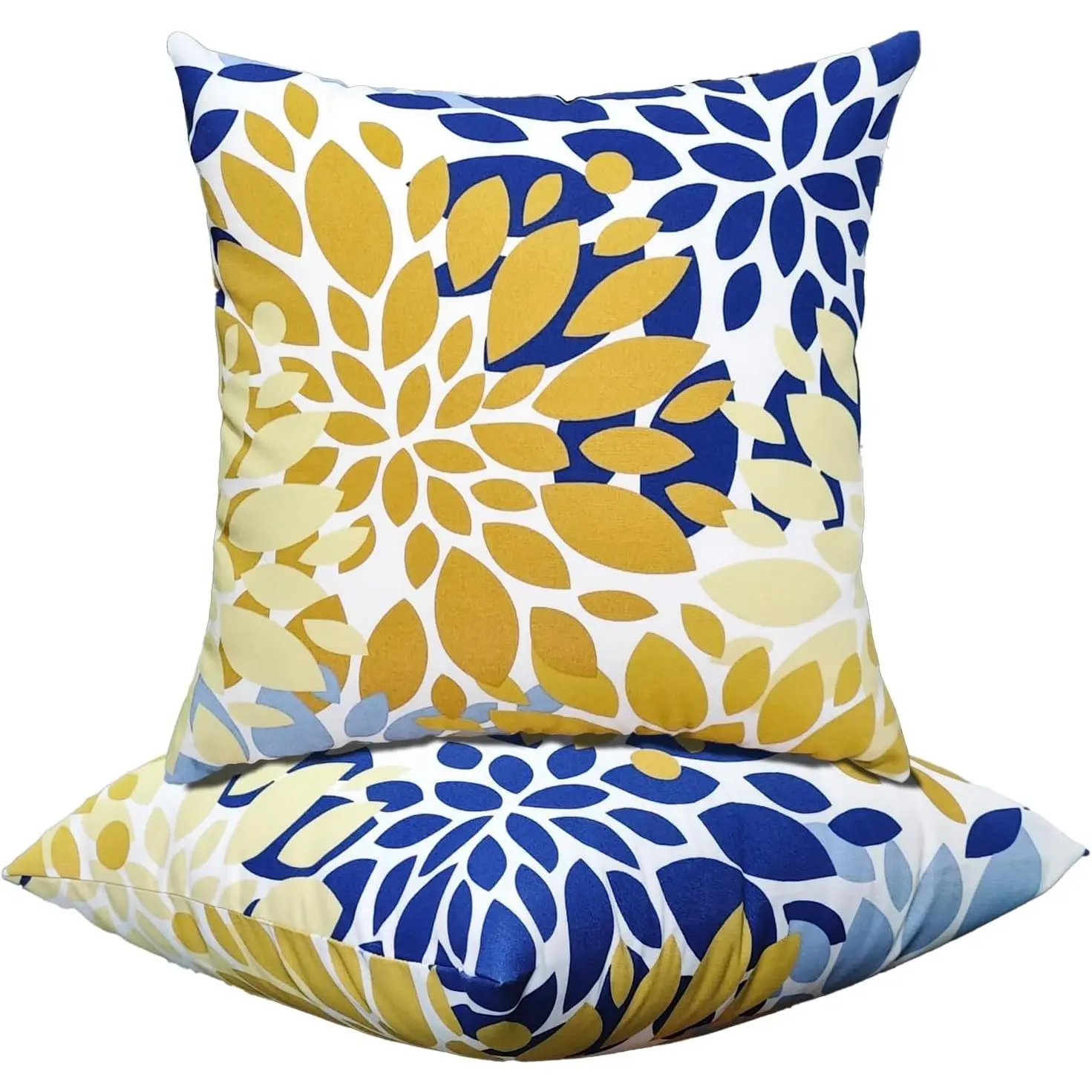 Outdoor Throw Pillows - Decorative Pillows with Insert Included Set of 2 Outdoor Pillows for Patio Furniture 18x18 Inch