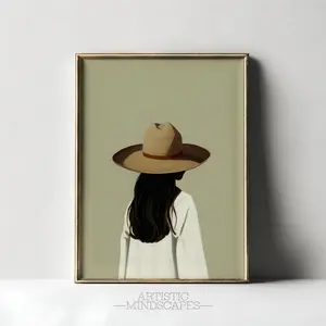 Unframed, Room Decor, Mexican Minimalism, Latina Art Printable, Mexican Culture Print, Latina Wall Art, Latin American Art, Latina Art Print